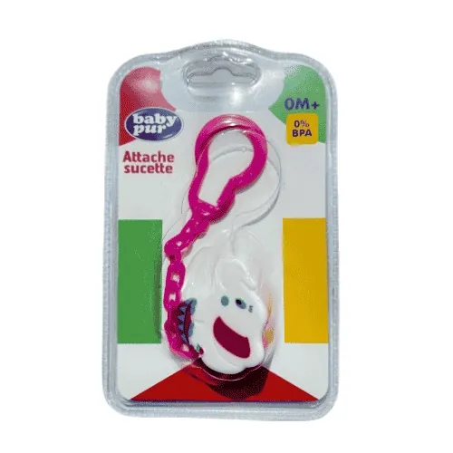 Baby Pur Attache Sucette Clip et Chaînette