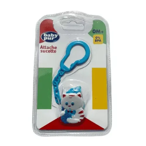 Baby Pur Attache Sucette Clip et Chaînette