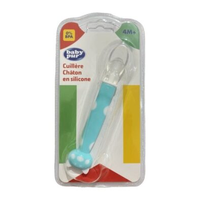 Baby Pur Cuillère Silicone Chaton 4M+