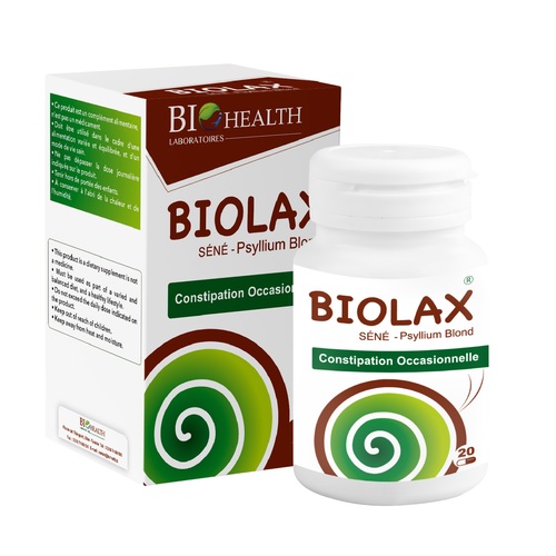 Biohealth Biolax Laxatif 20 Gélules