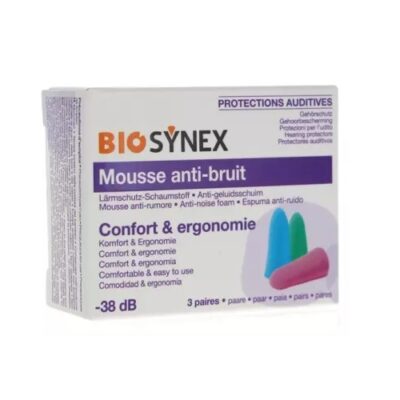 Biosynex Protection Auditive Mousse 3 Paires