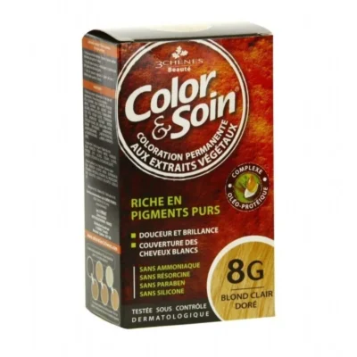 3 CHÊNES COLOR & SOIN COLORATION 8G BLOND CLAIR DORE