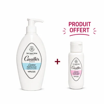 ROGE CAVAILLES Soin Toilette Intime Anti-Bacterien 250mL + Mini Dose Offerte