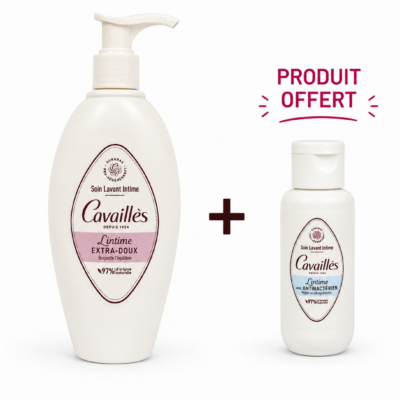 ROGE CAVAILLES Soin Toilette Intime ExtraDoux 250ML + Mini Dose Offerte