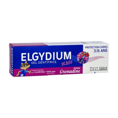 Elgydium Kids Dentifrice à la Grenadine 2/6ans