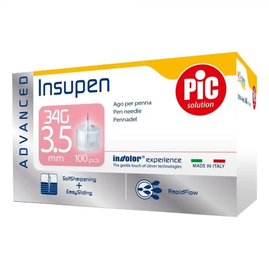 Pic Insupen Advanced 34G x 3.5 mm