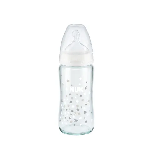 Nuk Biberon First Choice Verre 0-6Mois 240 Ml