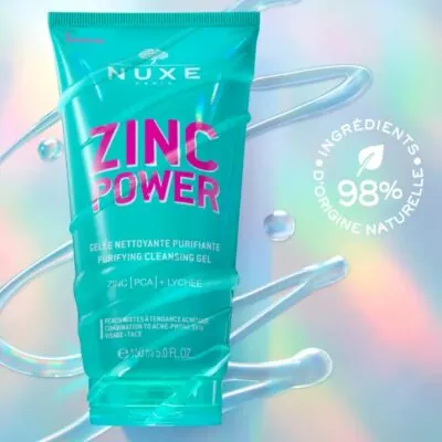 Nuxe Zinc Power Gelée Nettoyante Purifiante 150ml