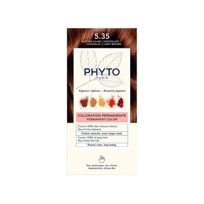 Phyto Color Coloration Permanente Châtain Clair Chocolat 5.35