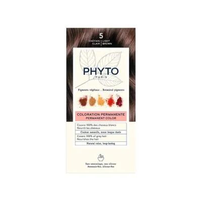 Phyto Color Coloration Permanente Chatain Clair 5