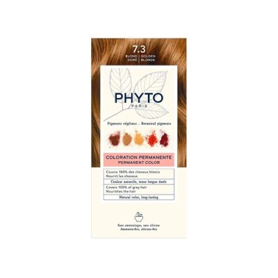 Phyto Color Coloration Permanente Blond Doré 7.3