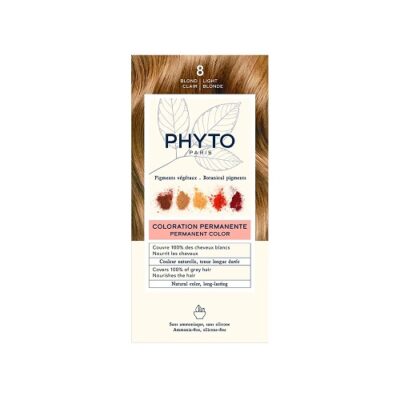 Phyto Color Coloration Permanente Blond Clair 8