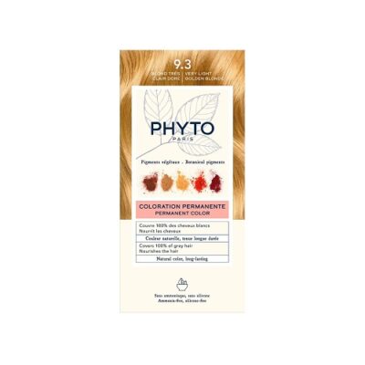 Phyto Color Coloration Permanente Blond Très Clair Doré 9.3