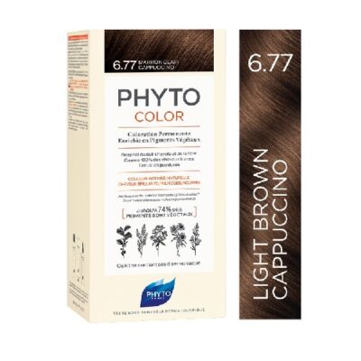 Phyto Color Coloration Permanente Marron Clair 6.77