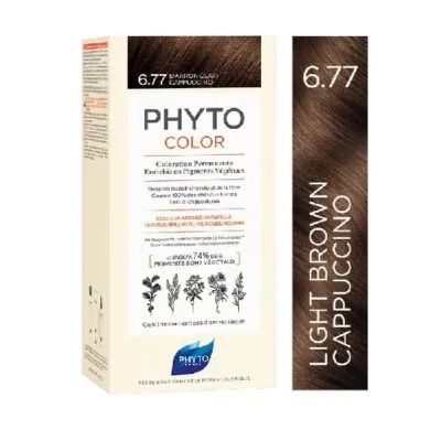 Phyto Color Coloration Permanente Marron Clair 6.77