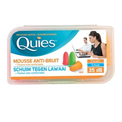 Quies Protection Auditive Mousse FLUO B/6 [3 Paires]