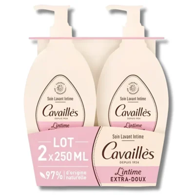 ROGE CAVAILLES LOT DE 2 SOINS INTIMES EXTRA DOUX 250ML