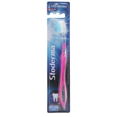 Stoderma Brosse à Dents Medium Rose
