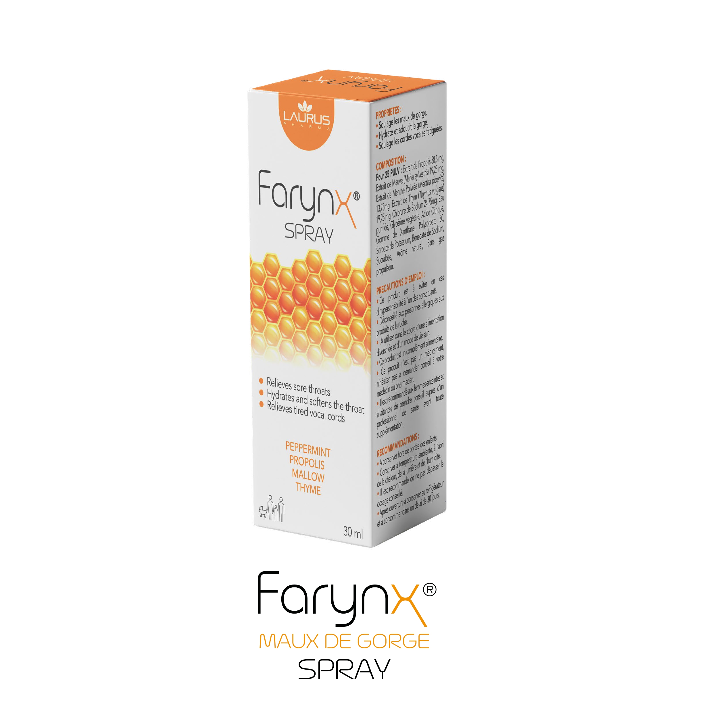 LAURUS FARYNX SPRAY BUCCAL F/30ML