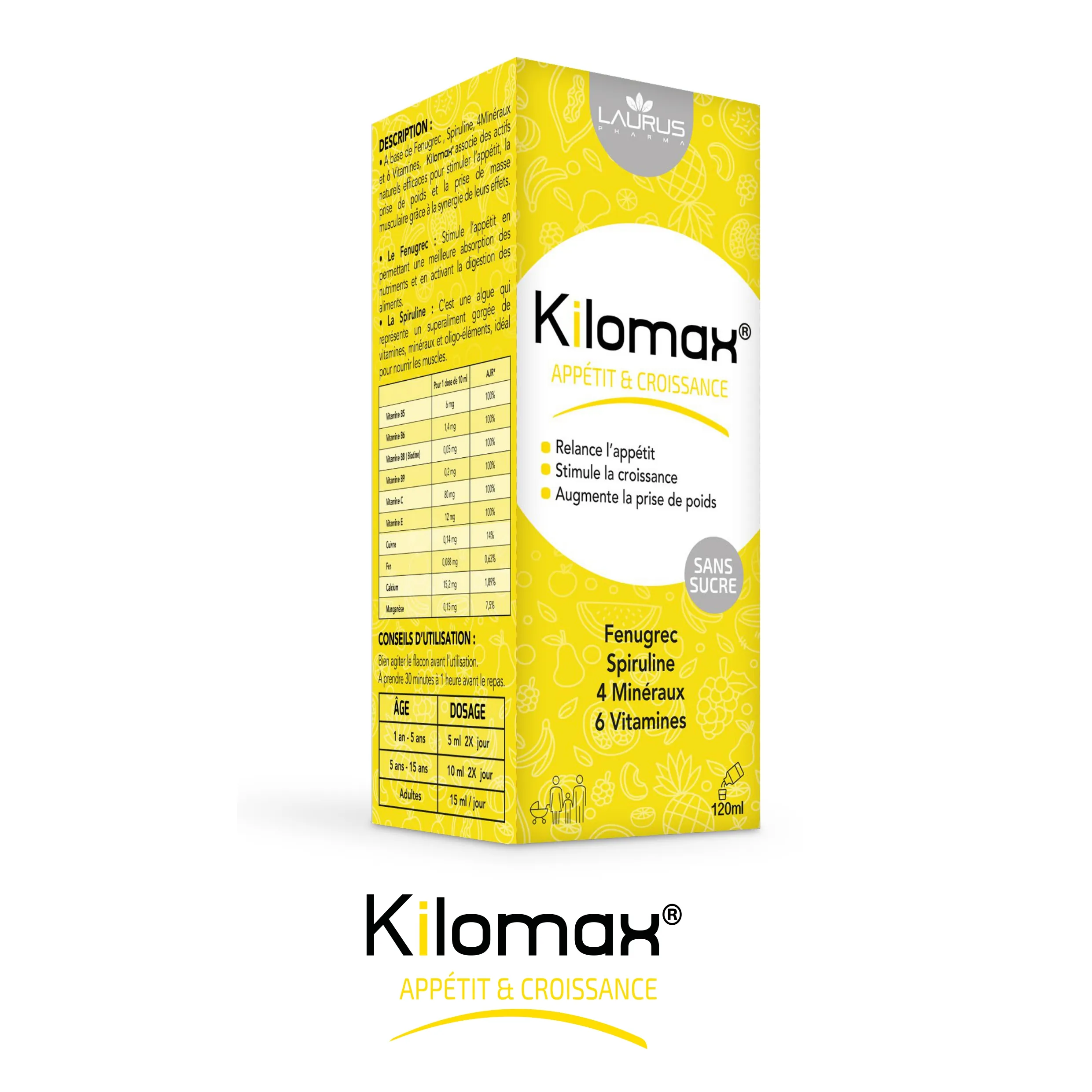 Laurus Kilomax Sirop 120 ml