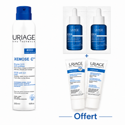 Uriage Xémose C8+ Brume SOS Anti-Grattage 200mL+Produits Offerts