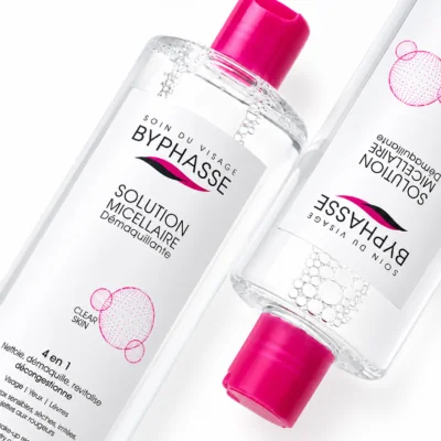 BYPHASSE Soltion Micellaire Démaquillante 4en1 Clear Skin 500mL