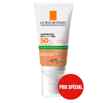 LA ROCHE POSAY ANTHELIOS UVMUNE 400 OIL CONTROL GEL CREME TEINTE SPF50+ 50ML