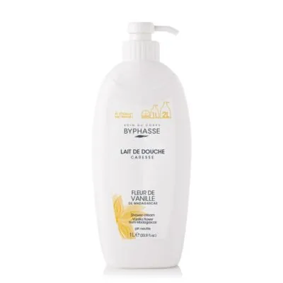 BYPHASSE Lait de Douche Caresse Fleur de Vanille 2L