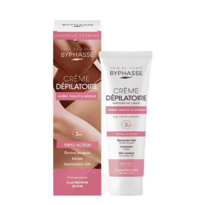 BYPHASSE Crème Dépilatoire Silk Protein 125mL