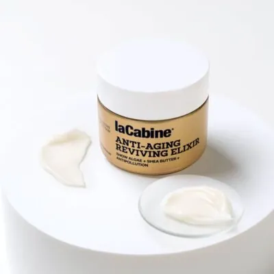 LACABINE Anti-Aging Reviving Elixir Cream 50 mL + Trousse et 2 Ampoules Offertes