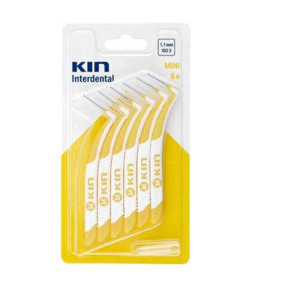 KIN BROSSETTE INTERDENTAL MINI JAUNE 1.1MM 6 UNITE