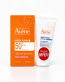 Avène Solaire Ultra Fluid Eclat Radiance SPF50+ + Lait Après-Soleil 50mL(OFFERT)