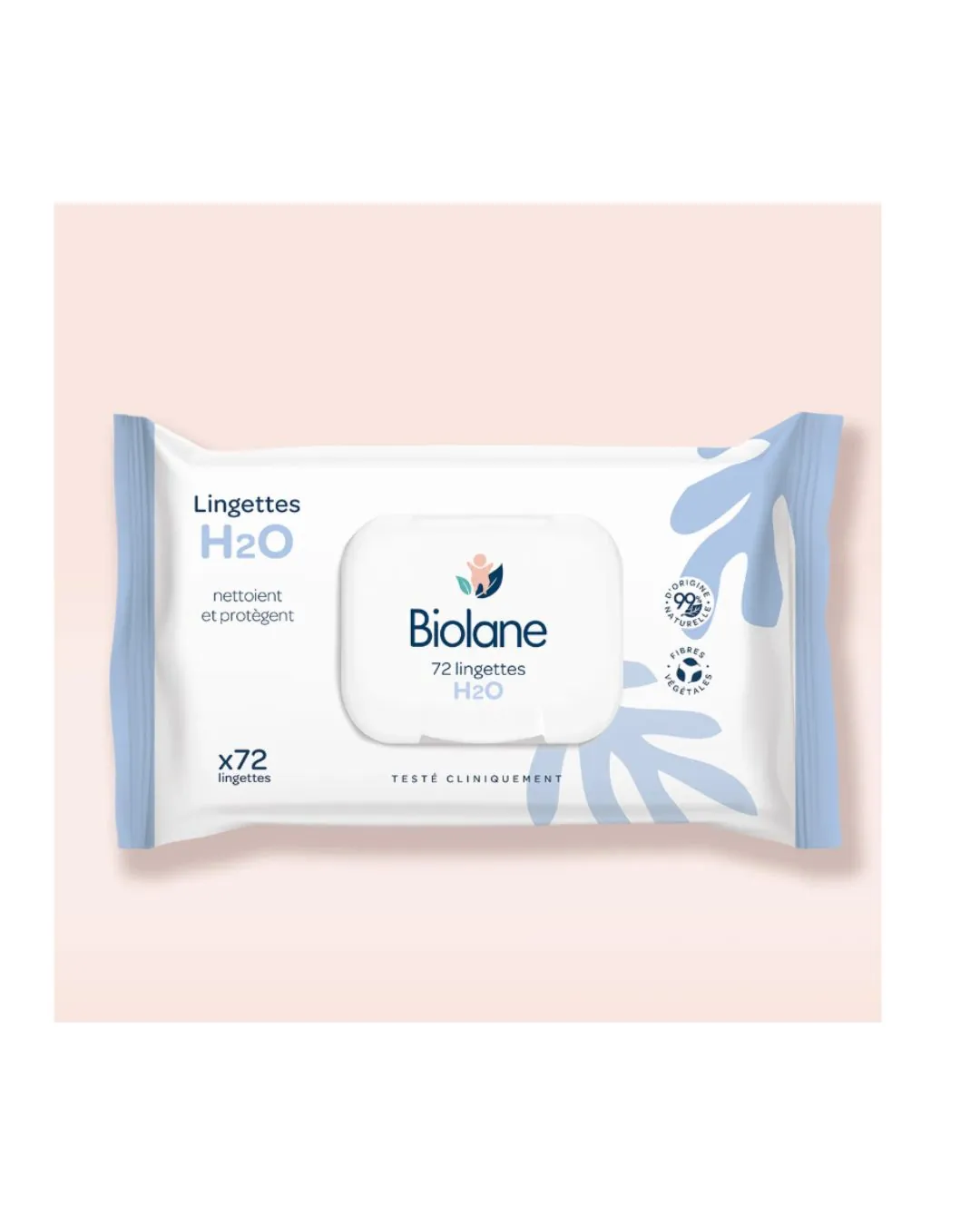 BIOLANE Lingettes H2O 72pcs