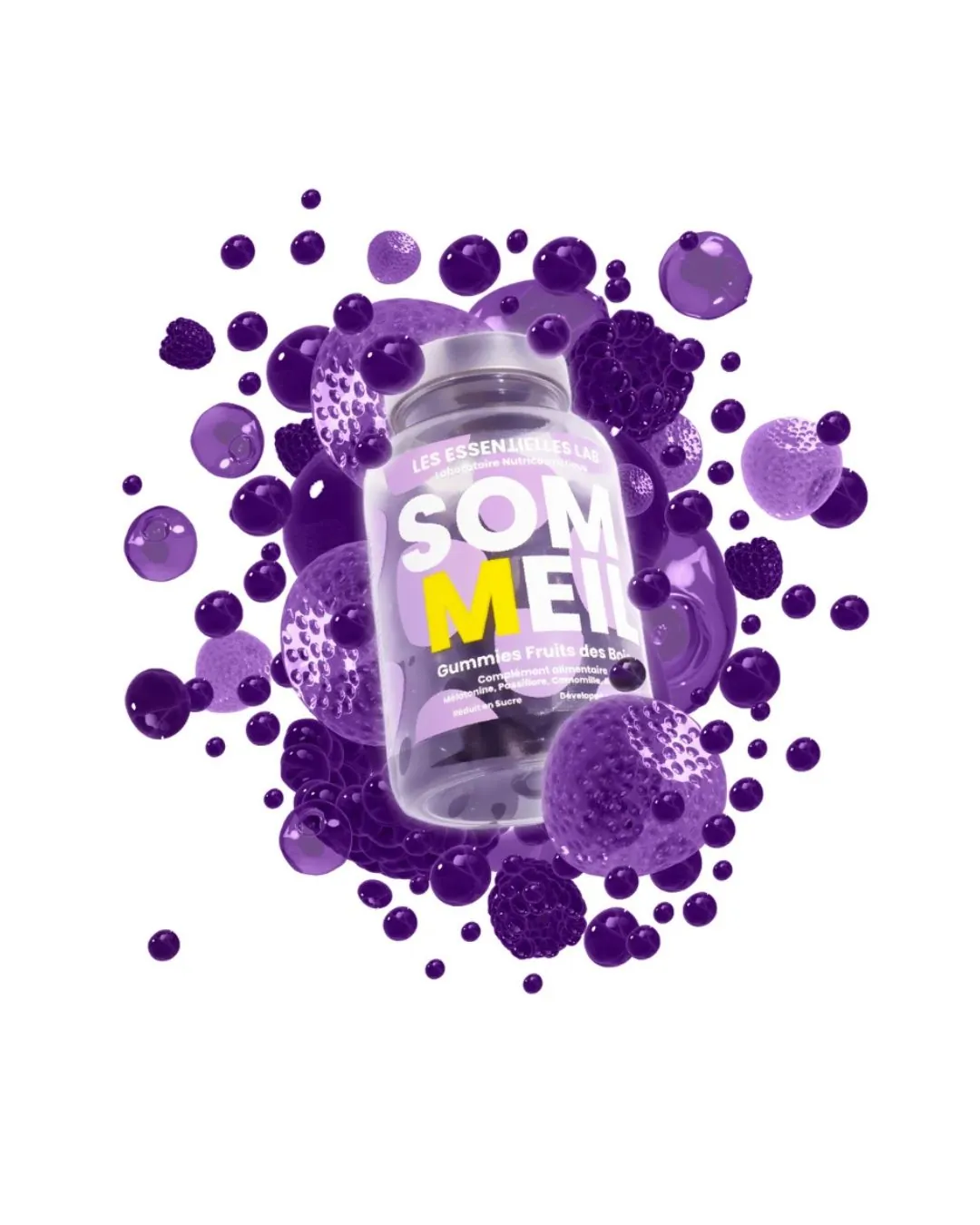 LES ESSENTIELLES LAB SOMMEIL GUMMIES FRUITS DES BOIS B/60