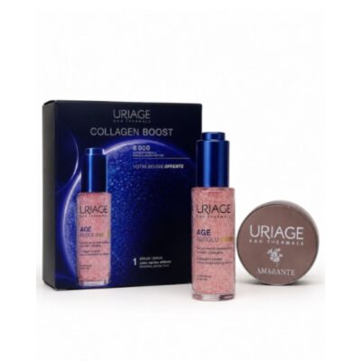 Uriage Coffret Age Absolu Sérum Micro-Redensifiant Booster Collagene 30mL + Bougie Offerte