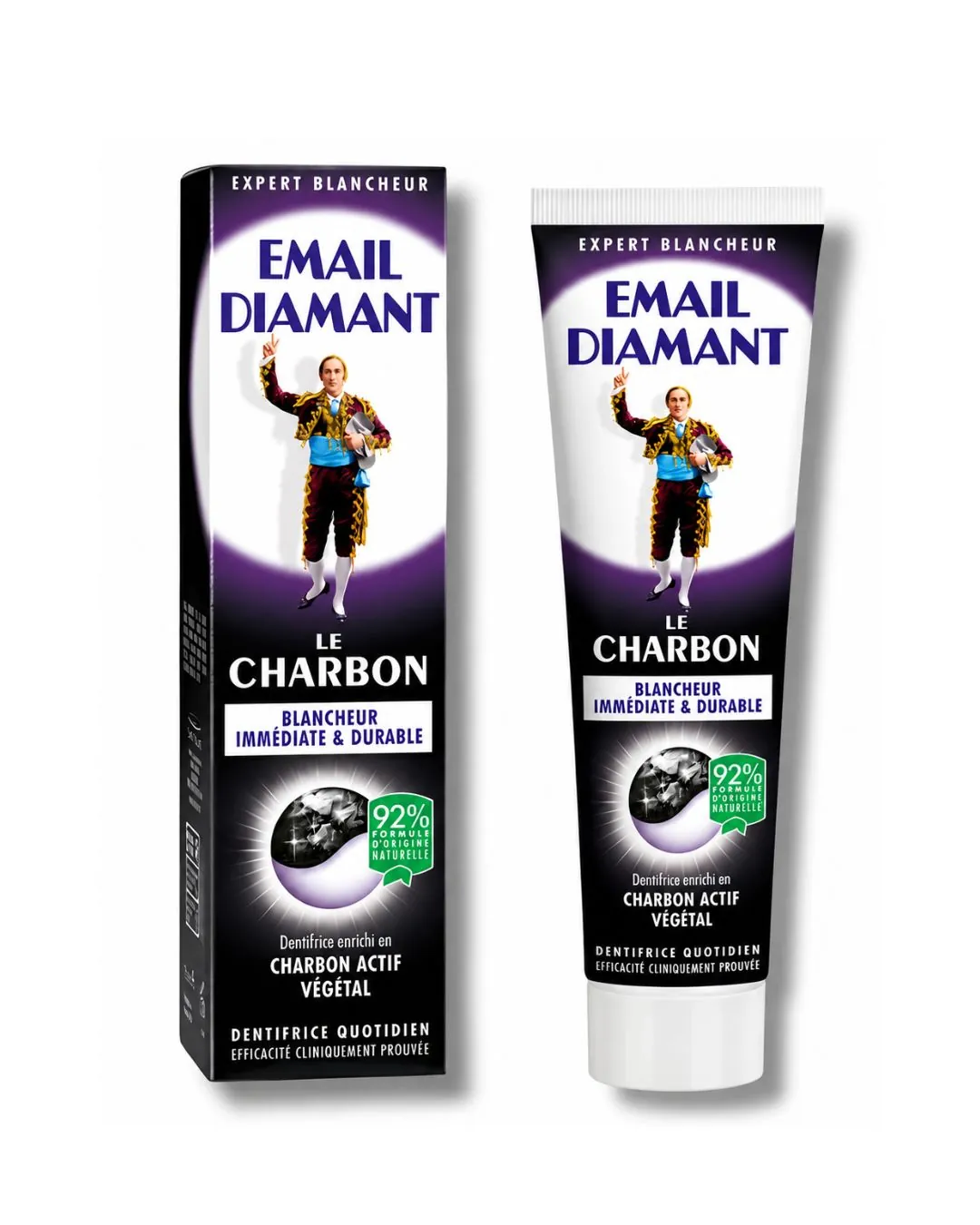 EMAIL DIAMANT DENTIFRICE LE CHARBON 75ML