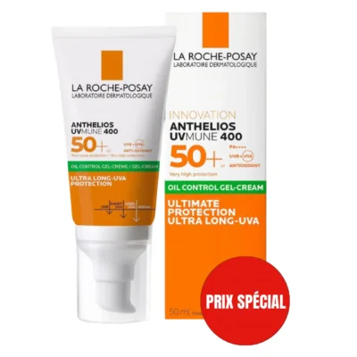 LA ROCHE POSAY ANTHELIOS UVMUNE 400 OIL CONTROL GEL CREME INVISIBLE SPF50+ 50ML