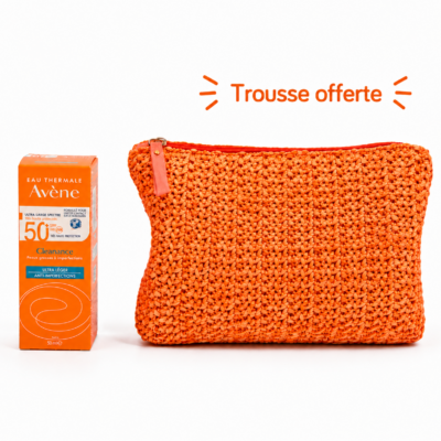 Avène Solaire Cleanance SPF50+ Ultra Lèger Anti-Imperfection 50mL + Trousse Offerte