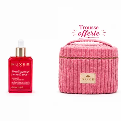 NUXE Prodigieuse [Hyalu] Boost Sérum Eclat Anti-Tâches 30mL +Trousse Offerte