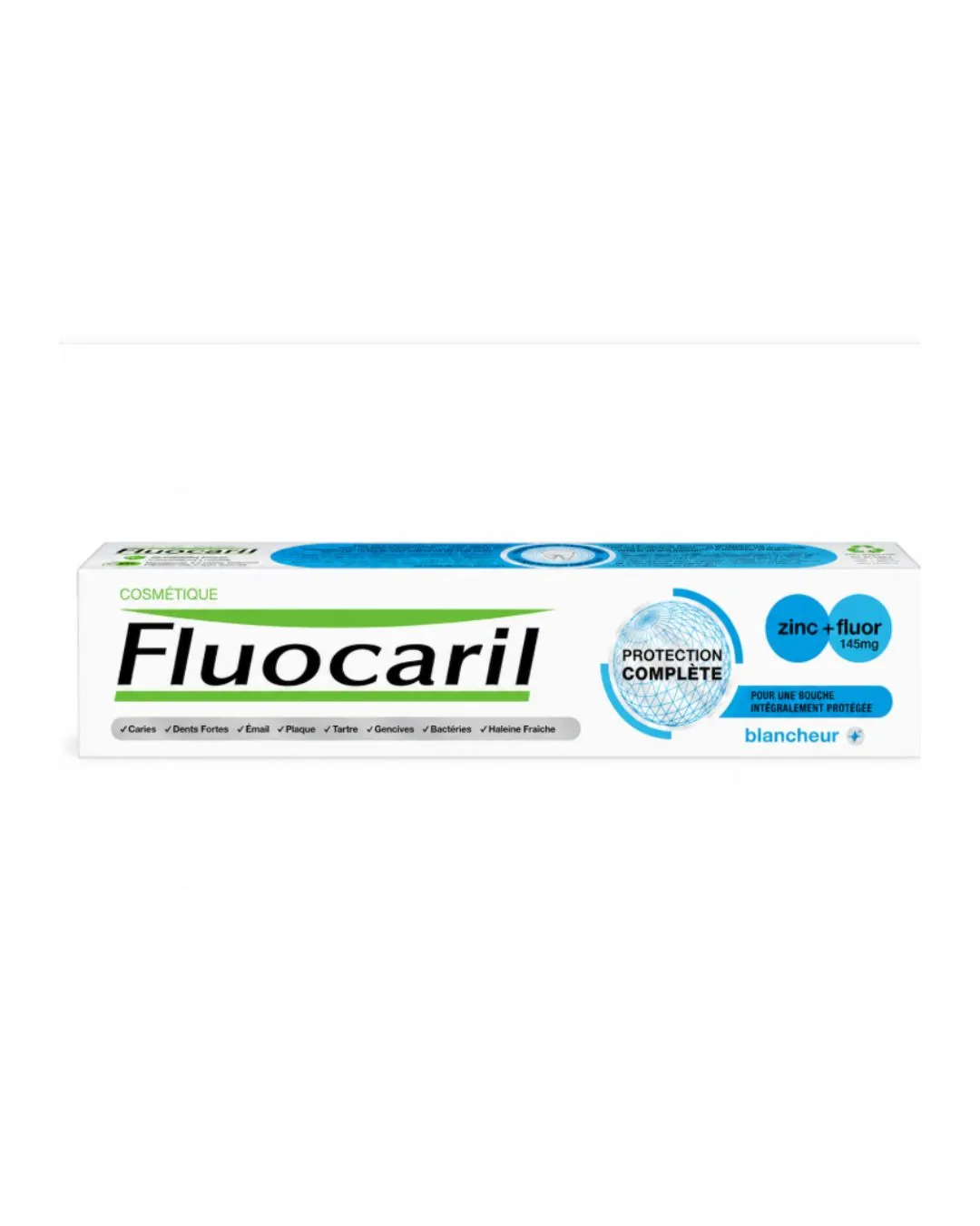 FLUOCARIL Dentifrice Protection Complète Blancheur 75mL