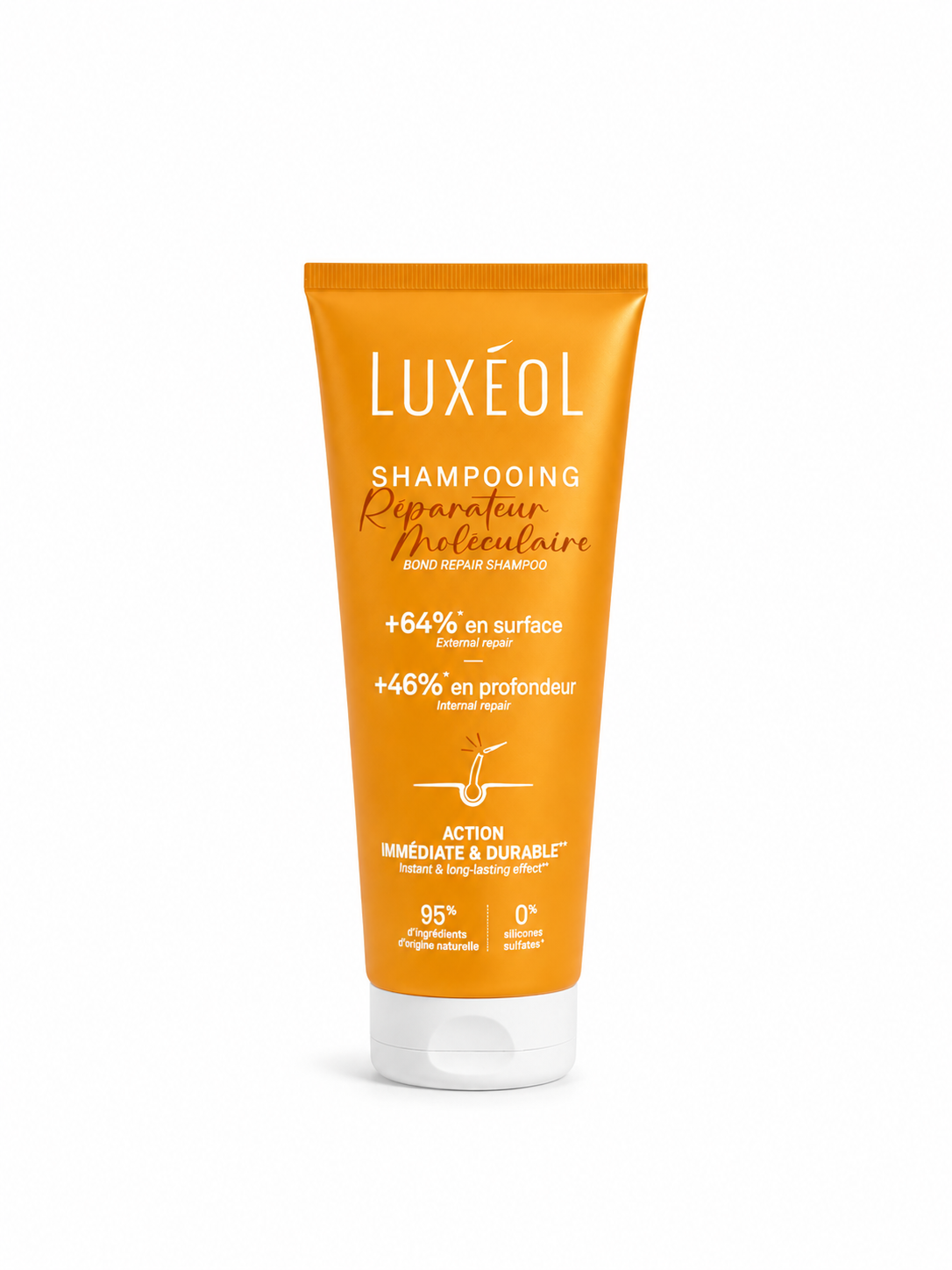 LUXEOL Shampooing Réparateur Moléculaire 200mL