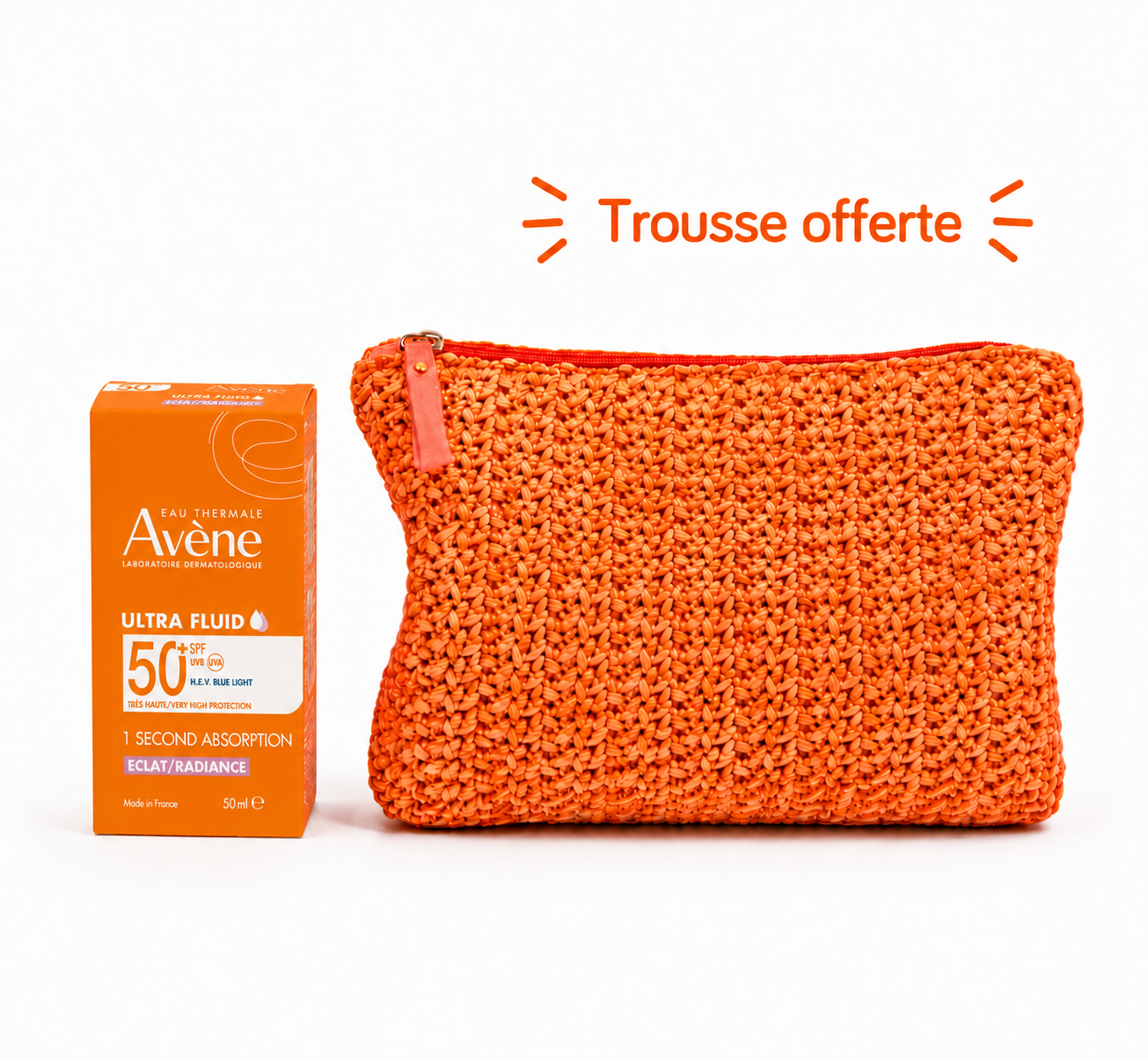 Avène Solaire Ultra Fluid Eclat Radiance SPF50++Trousse Offerte