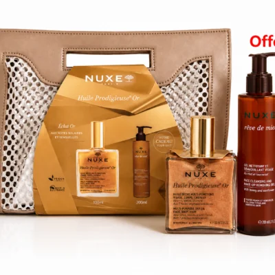 NUXE Sac Huile Prodigieuse Or 100mL + Rêve de Miel Gel Surgras 200mL (Offert)