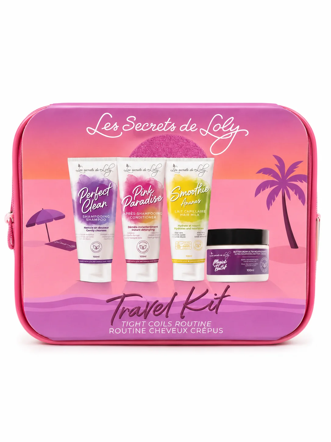 Les Secrets de Loly Trousse de Voyage Routine Cheveux Crépus